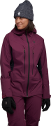 Women's Dawn Patrol Hybrid Shell Jacket Blackberry-Black