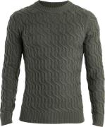 Men's Mer Cable Knit Crewe Sweater Loden