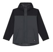 Dickies Men's Waterproof Rain Jacket Charcoal