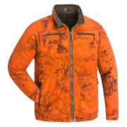 Pinewood Men's Red Deer Camou Fleece Jacket Strata Blaze/Suede Brown