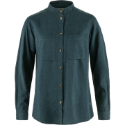 Fjällräven Women's Övik Hemp Shirt Long Sleeve Mountain Blue