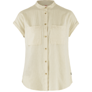 Fjällräven Women's Övik Hemp Shirt Short Sleeve Chalk White