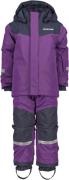 Didriksons Kids' Skare Set Royal Purple