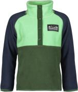 Didriksons Kids' Monte Half Button 4 Pine Green