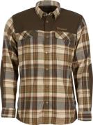 Pinewood Men's Furudal Pro Tracker Wool Shirt Beige/Suede Brown