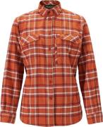 Pinewood Women's Abiskohiking Flannel Shirt Burned Orange