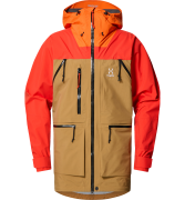 Haglöfs Men's Vassi Gore-Tex Pro Jacket Cinnamon Brown/Habanero