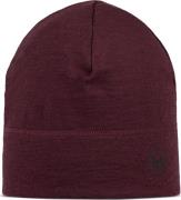 Buff Merino Lightweight Beanie Solid Garnet