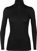 Icebreaker Women's 200 Oasis Longsleeve Half Zip Black