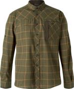 Pinewood Men's Wolf Shirt Green/terracotta