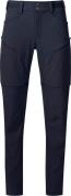 Bergans Women's Convertible Zip-Off Softshell Pants Navy Blue