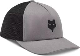 Fox Fox Head Trucker Hat Steel Grey