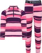 Didriksons Kids' Jadis Printed Set 4 Trails Pink