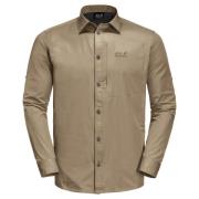Jack Wolfskin Men's Lakeside Roll-up Shirt (2021) Sand Dune