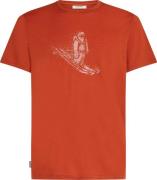 Icebreaker Men's Merino 150 Tech Lite Short Sleeve Skiing Yeti Agate