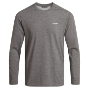 Craghoppers Men's Nosilife Abel Long Sleeved T-Shirt Black Pepper Marl