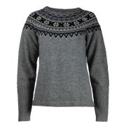 Skhoop Women's Scandinavian Sweater  Graphite
