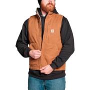Carhartt Men's Washed Duck Lined Mock Neck Vest Carhartt® Brown