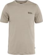 Fjällräven Men's Abisko Wool Logo Short Sleeve Light Fossil