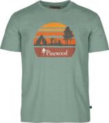 Pinewood Men's Finnveden Recycled Outdoor T-Shirt Aquagr. Melange Camp...