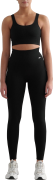 Aim'n Women's Ribbed Seamless Tights Black