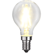 E14 klotlampa klar LED (Transparent)