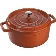 Staub Rund Gryta 28 cm 6,7 liter Cinnamon