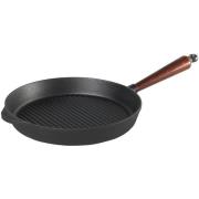 Skeppshult Grillpanna Gjutjärn 28 cm Trähandtag