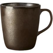 Aida RAW mugg med öra metallisk brun 35 cl.