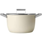 Smeg Kastrull m/lock 26 cm, creme