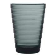 Iittala Aino Aalto Vattenglas 33 cl 2 st, mörkgrå