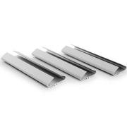 Born in Sweden Hex vinglasställ, aluminium, 3-pack, 30 cm