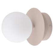 Globen Lighting  Art Deco IP44 vägglampa/plafond, mud/vit