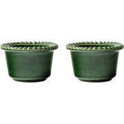 PotteryJo Daria 12 cm serveringsskål 2-pack, moss