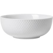 Lyngby Porcelæn Rhombe skål, 15,5 cm, vit