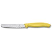 Victorinox Tomat- och Korvkniv 11 cm Tandad Gul