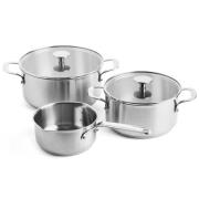 KitchenAid Grytset 3 delar, rostfritt stål