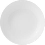 Lyngby Porcelæn Rhombe djup tallrik 20 cm, vit