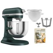 KitchenAid Artisan 5KSM70SHXE köksmaskin 6,6 liter + 5KSMICM Ice Cream...