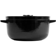 KitchenAid Gjutjärnsgryta 22 cm/3,3 liter, onyx black