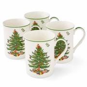 Spode Christmas Tree mugg 4-pack