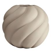 Cooee Design Twist Ball vas 20 cm, sand