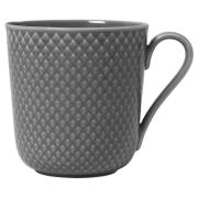 Lyngby Porcelæn Rhombe Earth mugg, slate