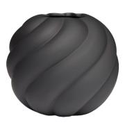 Cooee Design Vas Twist Ball 12 cm, svart