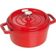 Staub La Cocotte Rund Gryta Röd 20 cm 2,2 l