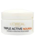 Loreal Triple Active Nourish Moisturiser Dry/Very Dry Skin 50 ml