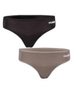 Hummel Smooth Thong 2-pack Black/Brown L