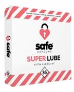 Safe Super Lube Condoms   36 stk.