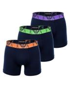 Armani 3 Pack Stretch Cotton Boxer Black/Multi XL