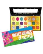 Rude Cosmetics United Shades of Glitter  21 Pressed Glitter Palette 23...